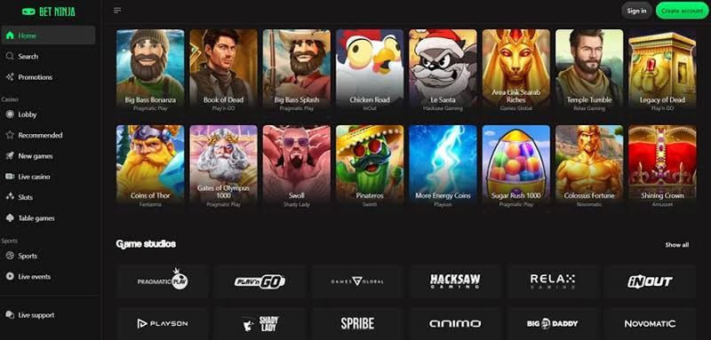 Betninja.com Casino Site Testimonial